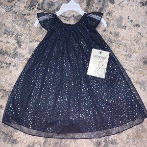 Super cute Navy blue babygirl dress!